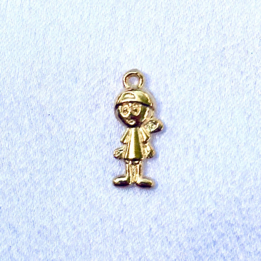 Gold Boy Charm