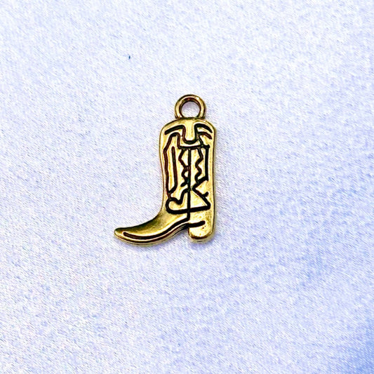 Gold Boot Charm