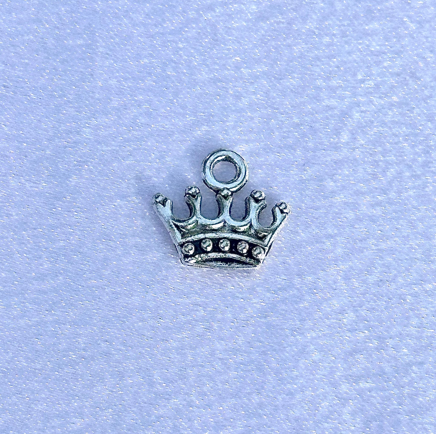 Silver Crown charm