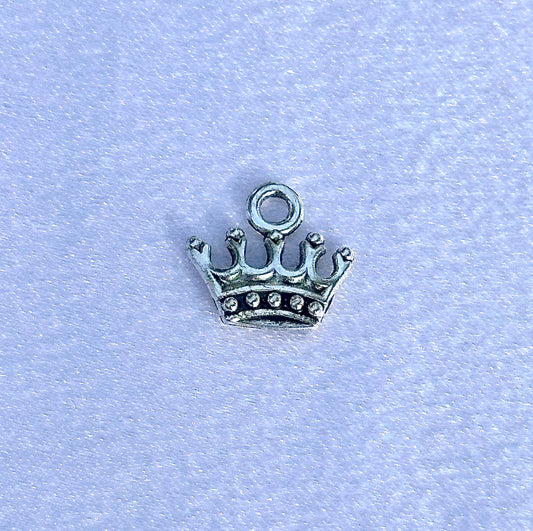 Silver Crown charm