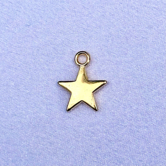 Gold Star Charm